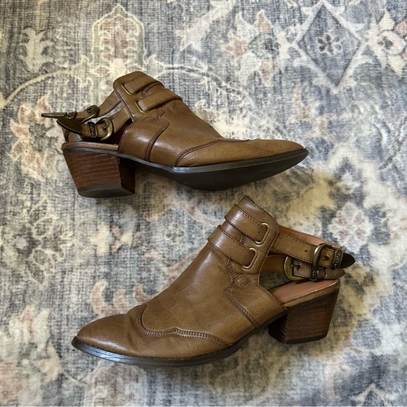 Western Style Open Back Booties - Picture 5 of 7